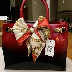 Scarleton red hombre handbag
